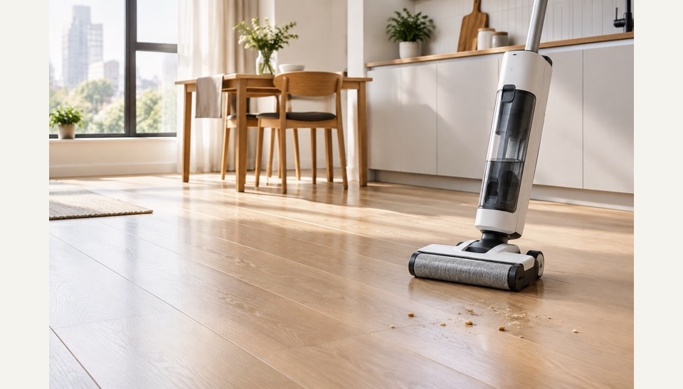 A Tineco Floor ONE i6 wet-dry floor cleaner for hard-floor cleanup
