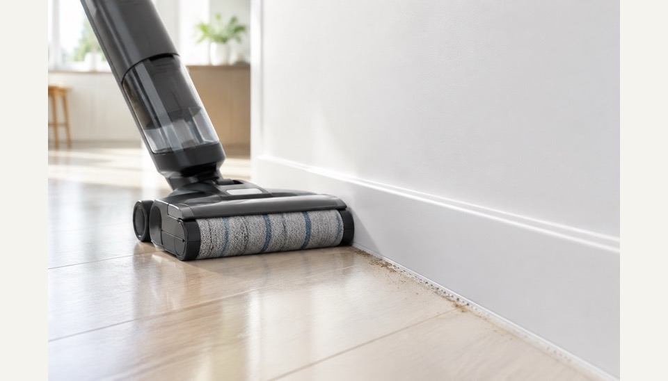 Does the Tineco Floor ONE S7 Stretch Ultra Clean Along Edges?